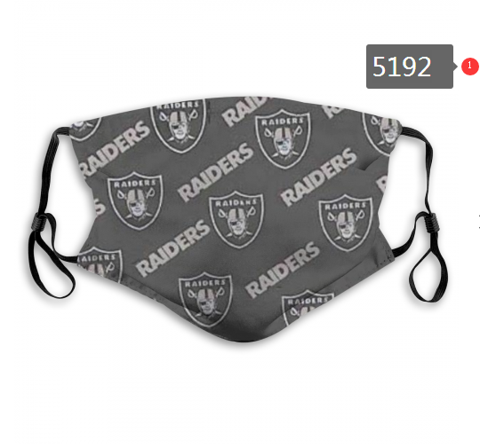 NFL Oakland Raiders #4 Dust mask with filter->nfl dust mask->Sports Accessory